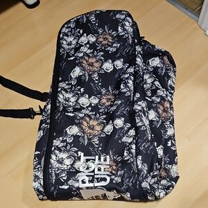 PICTURE - 64' Snowboard Bag - Like New - Black w Floral